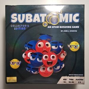 Genius Games SUBATOMIC An Atom Building Game Collector's Edition